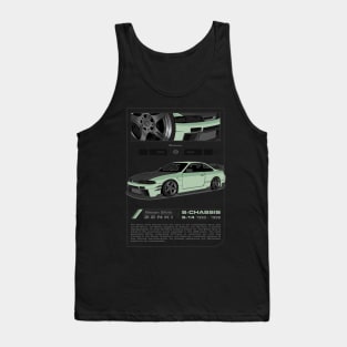 Silvia S14 Zenki (green) Tank Top